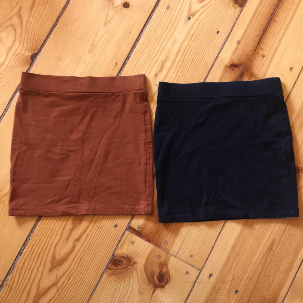 2 bodycon skirts